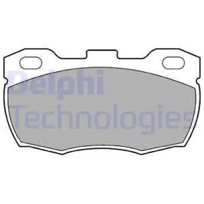 LP506 DELPHI Комплект тормозных колодок, дисковый тормоз