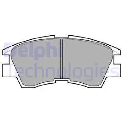 LP633 DELPHI Комплект тормозных колодок, дисковый тормоз