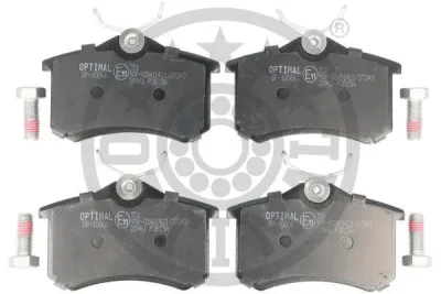 Комплект тормозных колодок, дисковый тормоз OPTIMAL 10066