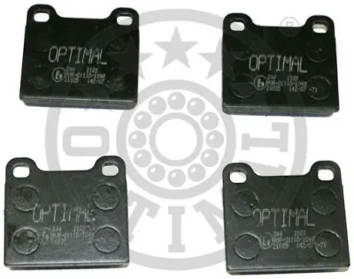 2196 OPTIMAL Комплект тормозных колодок, дисковый тормоз