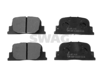 33 10 6372 SWAG Комплект тормозных колодок, дисковый тормоз