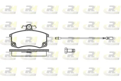 2221.02 ROADHOUSE Комплект тормозных колодок, дисковый тормоз