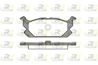 2503.00 ROADHOUSE Комплект тормозных колодок, дисковый тормоз