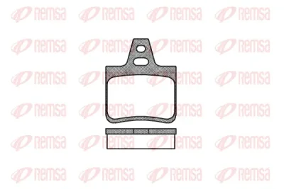Комплект тормозных колодок, дисковый тормоз REMSA 0102.10