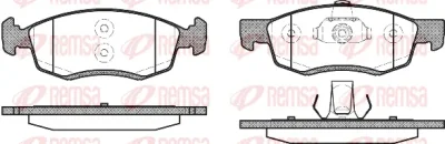 0172.32 REMSA Комплект тормозных колодок, дисковый тормоз