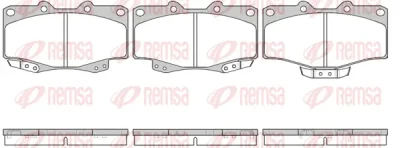 0315.04 REMSA Комплект тормозных колодок, дисковый тормоз