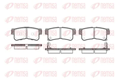 0746.22 REMSA Комплект тормозных колодок, дисковый тормоз