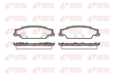 0952.02 REMSA Комплект тормозных колодок, дисковый тормоз