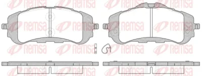 1559.00 REMSA Комплект тормозных колодок, дисковый тормоз