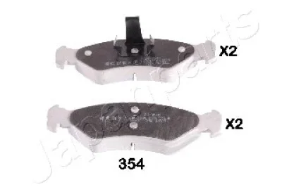 PA-354AF JAPANPARTS Комплект тормозных колодок, дисковый тормоз