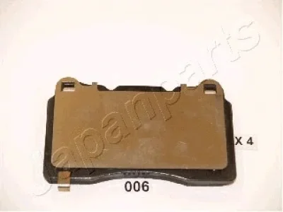 Комплект тормозных колодок, дисковый тормоз JAPANPARTS PP-006AF