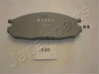 PP-136AF JAPANPARTS Комплект тормозных колодок, дисковый тормоз