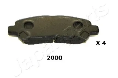 PP-2000AF JAPANPARTS Комплект тормозных колодок, дисковый тормоз
