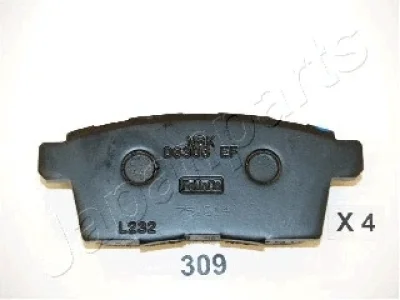 Комплект тормозных колодок, дисковый тормоз JAPANPARTS PP-309AF