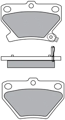 ASN-2100 AISIN Комплект тормозных колодок, дисковый тормоз