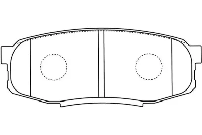 Комплект тормозных колодок, дисковый тормоз KAVO PARTS BP-9122