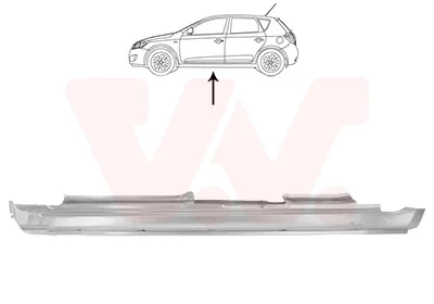 8353103 VAN WEZEL Входная пластина