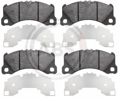 37909 A.B.S. Комплект тормозных колодок, дисковый тормоз
