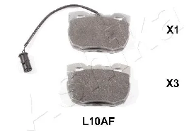 50-0L-L10 ASHIKA Комплект тормозных колодок, дисковый тормоз