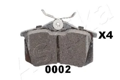 51-00-00002 ASHIKA Комплект тормозных колодок, дисковый тормоз