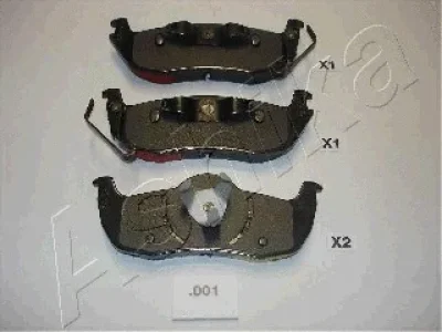 51-00-001 ASHIKA Комплект тормозных колодок, дисковый тормоз