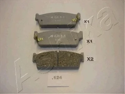 51-01-124 ASHIKA Комплект тормозных колодок, дисковый тормоз