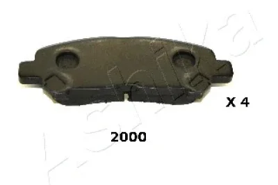 51-02-2000 ASHIKA Комплект тормозных колодок, дисковый тормоз