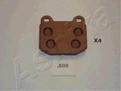 51-05-506 ASHIKA Комплект тормозных колодок, дисковый тормоз