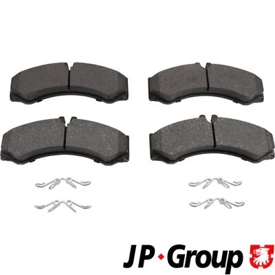 Комплект тормозных колодок, дисковый тормоз JP GROUP 1163601610