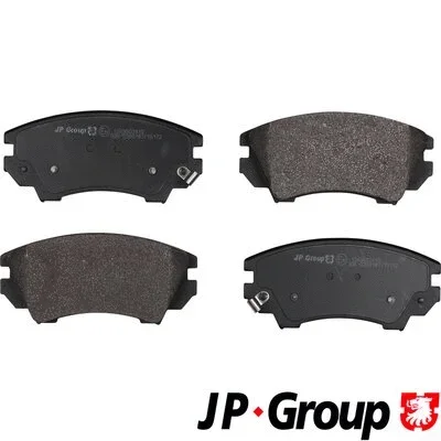 Комплект тормозных колодок, дисковый тормоз JP GROUP 1263602410