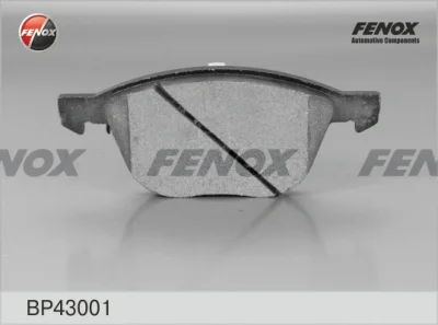 Комплект тормозных колодок, дисковый тормоз FENOX BP43001