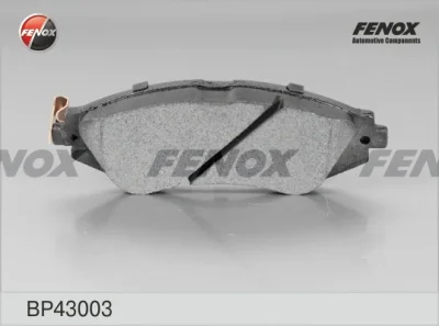 Комплект тормозных колодок, дисковый тормоз FENOX BP43003