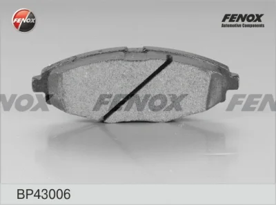 Комплект тормозных колодок, дисковый тормоз FENOX BP43006