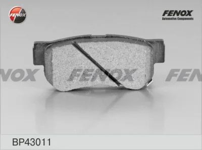 Комплект тормозных колодок, дисковый тормоз FENOX BP43011