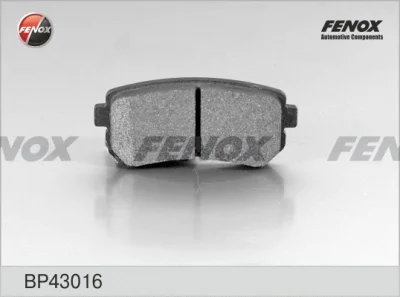Комплект тормозных колодок, дисковый тормоз FENOX BP43016