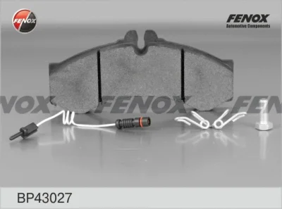 Комплект тормозных колодок, дисковый тормоз FENOX BP43027