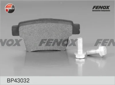 Комплект тормозных колодок, дисковый тормоз FENOX BP43032
