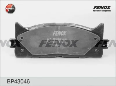 Комплект тормозных колодок, дисковый тормоз FENOX BP43046