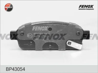 Комплект тормозных колодок, дисковый тормоз FENOX BP43054