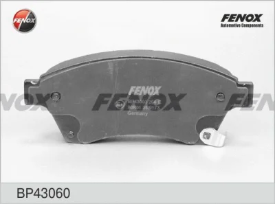 Комплект тормозных колодок, дисковый тормоз FENOX BP43060