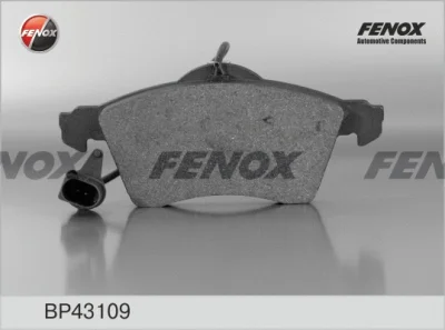 BP43109 FENOX Комплект тормозных колодок, дисковый тормоз