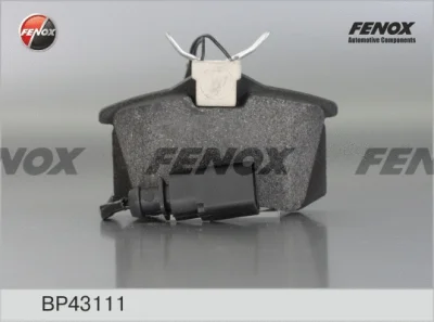 Комплект тормозных колодок, дисковый тормоз FENOX BP43111