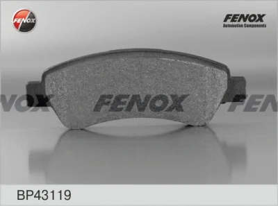 Комплект тормозных колодок, дисковый тормоз FENOX BP43119