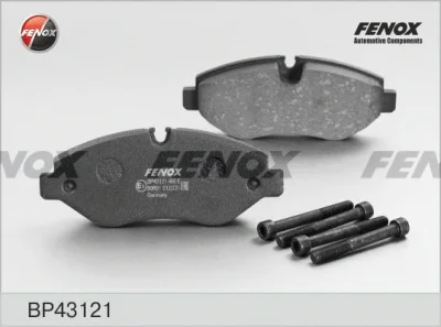 BP43121 FENOX Комплект тормозных колодок, дисковый тормоз