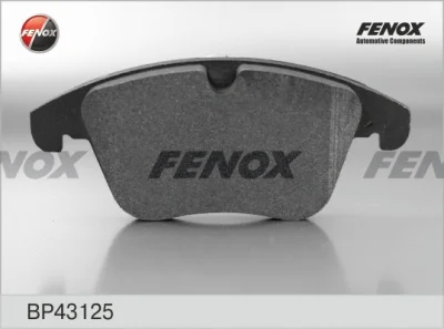 Комплект тормозных колодок, дисковый тормоз FENOX BP43125