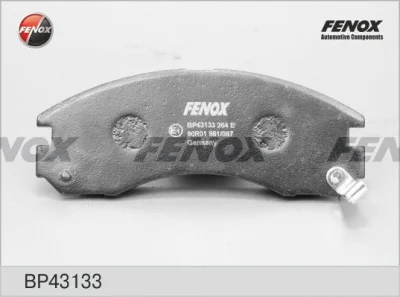 Комплект тормозных колодок, дисковый тормоз FENOX BP43133