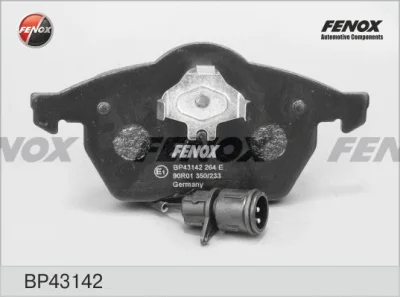 BP43142 FENOX Комплект тормозных колодок, дисковый тормоз