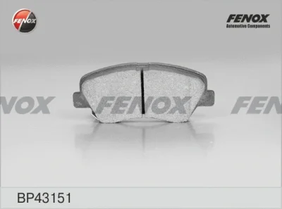 Комплект тормозных колодок, дисковый тормоз FENOX BP43151