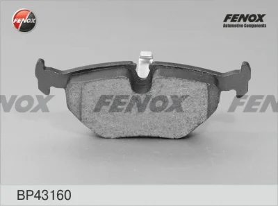 Комплект тормозных колодок, дисковый тормоз FENOX BP43160