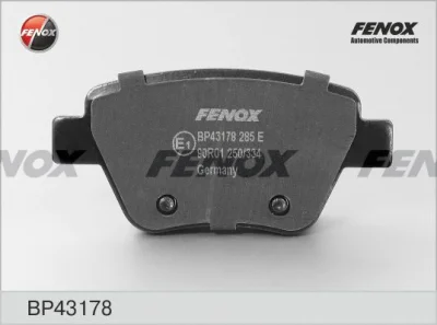 Комплект тормозных колодок, дисковый тормоз FENOX BP43178